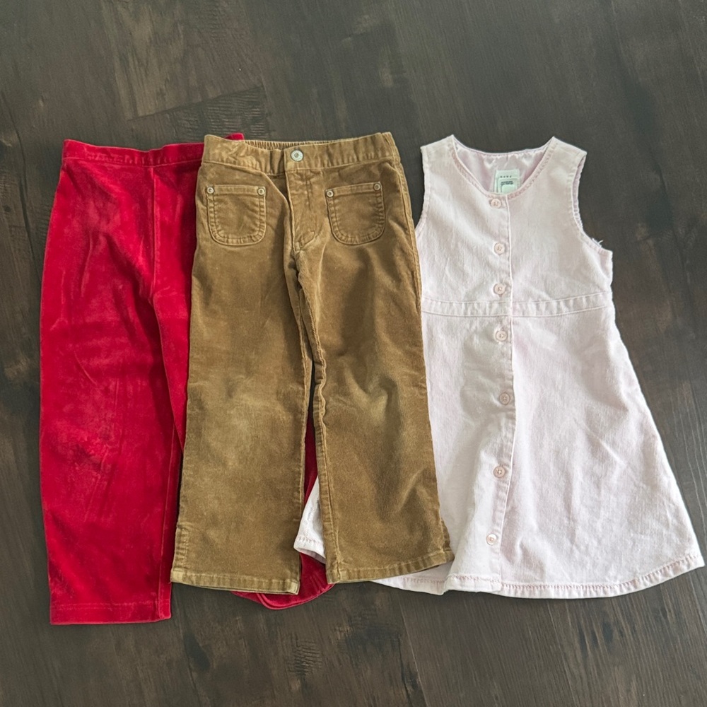 GIRLS BUNDLE CLOTHING PANTS DRESS SIZE 4